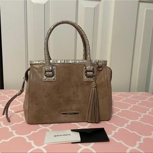 Brahmin Mini Schooner Handbag NWOT